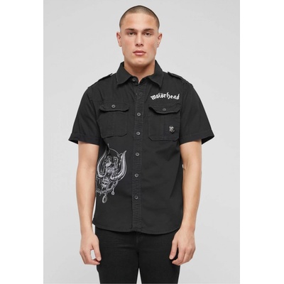 Urban Classics pánska košeľa Motörhead Vintage shirt 1/2 sleeve black