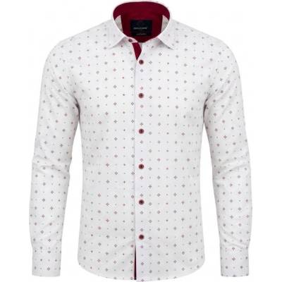 Massaro pánská košile slim fit 81037UK_31-042146 bílá