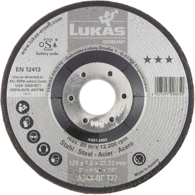 Lukas Brúsny kotúč 125 x 7,0 mm 012453