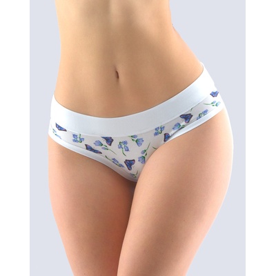 Gina 14146P Dámske francúzske nohavičky Biela oceľová