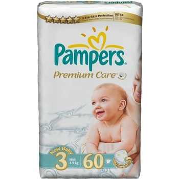 Pampers Premium 3 60 ks