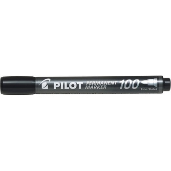Перм. маркер Pilot 100 объл връх Черен (1605541-08-316279)