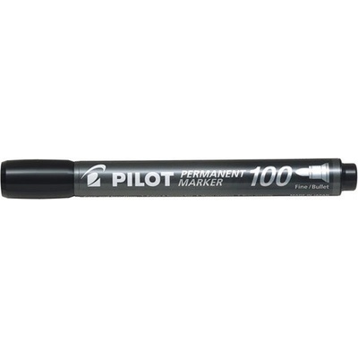 Перм. маркер Pilot 100 объл връх Черен (1605541-08-316279)