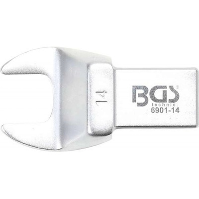 BGS Technic Nástrčný plochý otevřený klíč 14 mm s upnutím 14x18 mm BGS 6901-14