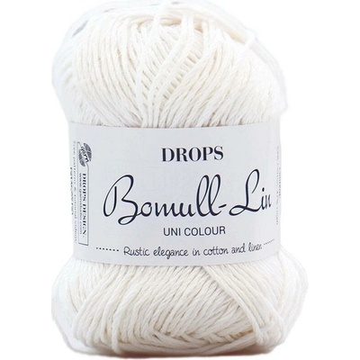 Drops Bomull-Lin 01 bílá