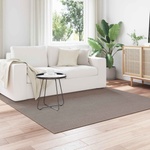 vidaXL Килим за вътрешно помещение LUGO Крем и Тауpe 120 x 120 cm (42022694)