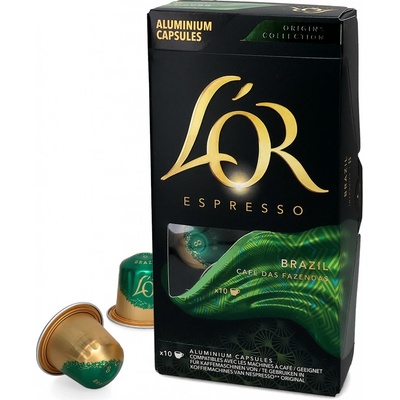 L'OR Espresso Brazil 10 kapsúl do kávovaru Nespresso