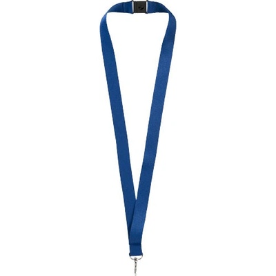 Snúrka na krk Lanyard Lago s rozopínacou poistkou Námornícka modrá