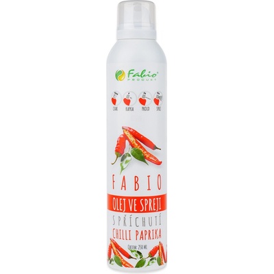 Fabio řepkový olej s chilli příchutí sprej 250 ml – Zboží Dáma