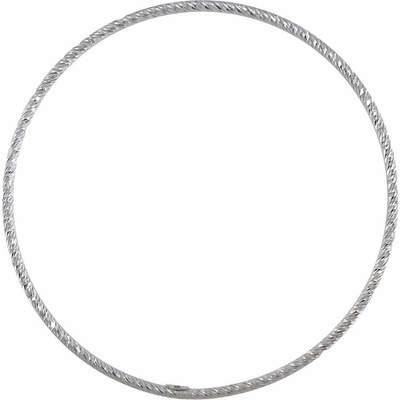 INFINITYSILVER Stříbrný náramek pevný kruh s brusem LI1114170