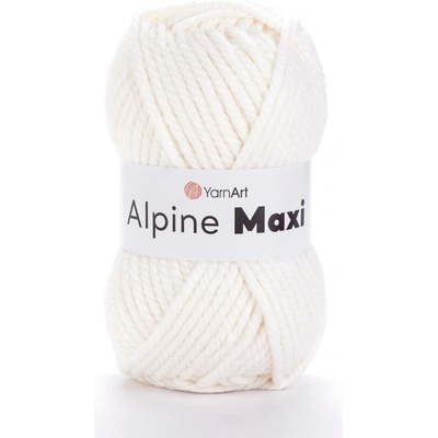 Yarn Art příze Alpine Maxi 676 bílá