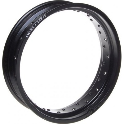 AWINA 17x4,25 hliníkový ráfik kolesa SUPERMOTO čierny