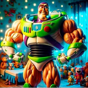 3spotstshirts Buzz bodybuilder
