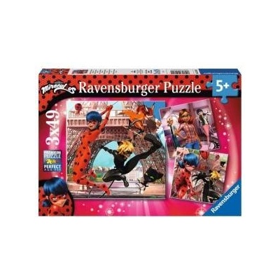 Ravensburger Lady Bug Miraculous puzzle 3x49pcs