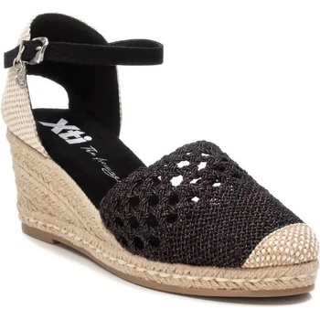 XTI 14233 Wedge Espadrilles - Black (Black)