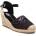 XTI 14233 Wedge Espadrilles - Black (Black)