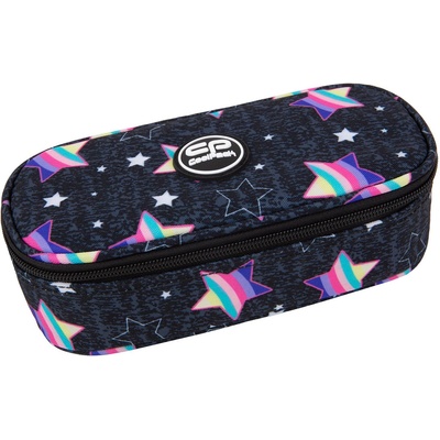 COOLPACK Елипсовиден ученически несесер Cool Pack Campus - Rainbow Night (F062900)