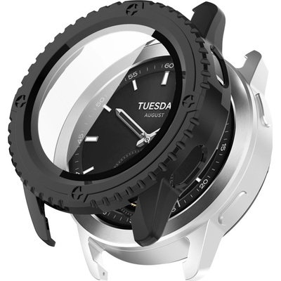 PROTEMIO 71832 PC FULL COVER Plastový kryt so sklom pre Xiaomi Watch S3 čierny