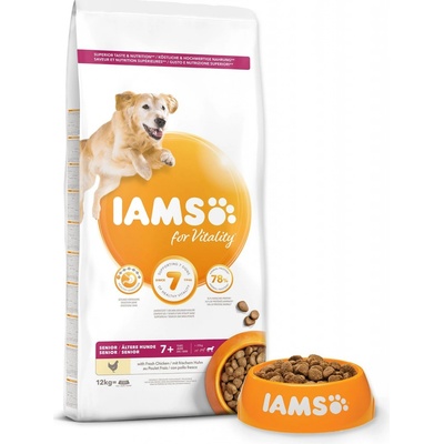 IAMS Dog Senior Large Chicken 12 kg