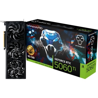 Gainward GeForce RTX 5060 Ti Python III OC 16GB GDDR7 128bit (NE7506TS19T1-GB2061T)