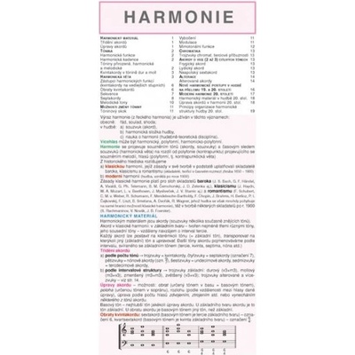 Harmonie - tabulka rozkládací Holman – Tichý Vladimír