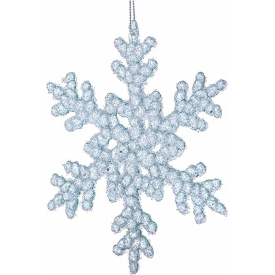Dakls Sklenená vianočná ozdoba ø 6 cm Snowflake