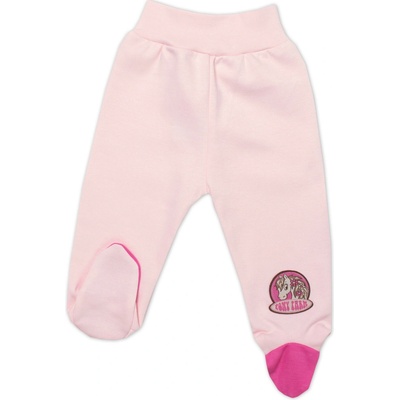 G-baby 2-dielna sada body dl. rukáv polodupačky Pony Farm ružová