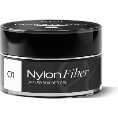Enii Nails Nylon Fiber gel 01 white stavební Uv Led gel 15 ml