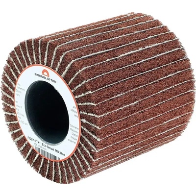 Eisenblaetter 47312 | Kombinovaný brúsny lamelový valec 105 x 100 mm, K80, POLY-PTX Eco Smart