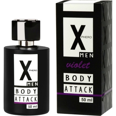 Aurora cosmetics X Phero Body Attack Violet for men 50 ml