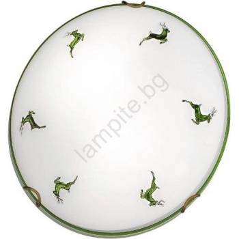 Image 1 of Kolarz 731.11. 4.100-Плафон NONNA 1xE27/60W/230V pr. 30 см елен зелен (KL0274)