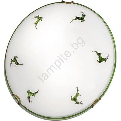 Kolarz 731.11. 4.100-Плафон NONNA 1xE27/60W/230V pr. 30 см елен зелен (KL0274)