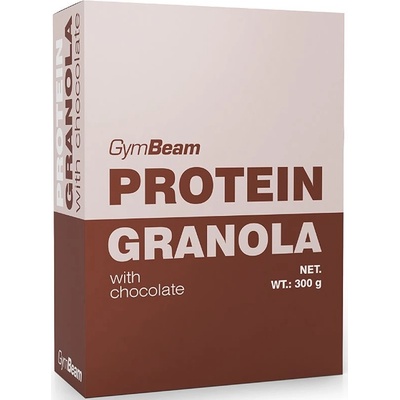 GymBeam Proteinová granola s čokoládou 300 g – Zbozi.Blesk.cz