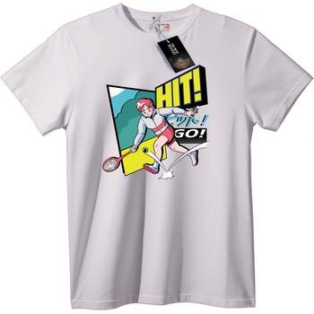 NOONEBRAND Тениска Тенис Удар! Аниме Спорт - 2XL, White