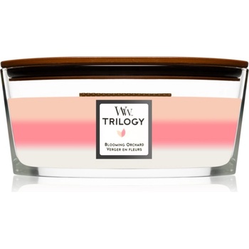 WoodWick Trilogy Blooming Orchard ароматна свещ 453.6 гр
