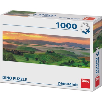 Dino Panoramatické Val d’Orcia Toskánsko Itálie 1000 dielov