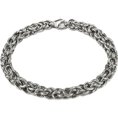 Solla Ares Knot pánsky náramok zo zliatiny strieborný CH-M-NR23