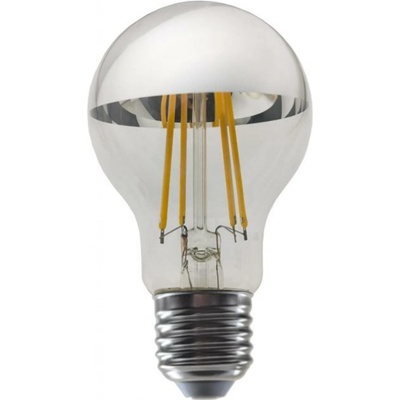 ACA Lighting LED FILAMENT E27 DIM A60 stříbrná 8W 2700K 230V 900lm RA80