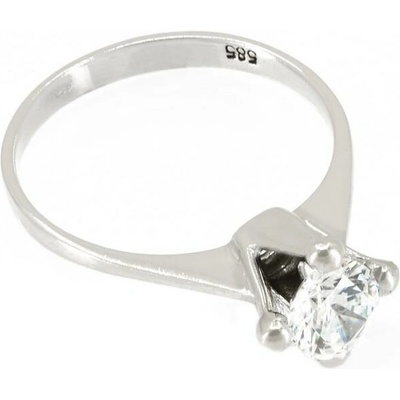 sZlato.cz 3957 Zlatý zásnubní prsten z bílého zlata