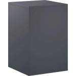 vidaXL Стойка за растения Антрацит 40 x 40 x 60 cm Неръждаема стомана (8012534)