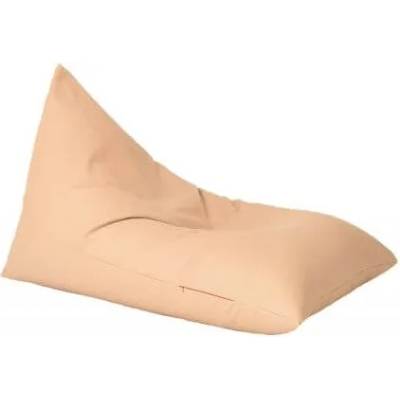 Pufrelax Пуф шезлонг, 320л. 130х100см. , Kudos - Beige, PU кожа, Пълнеж от Полистиролни перли