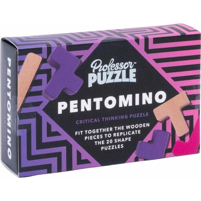 PROFESSOR PUZZLE Drevený hlavolam Pentomino