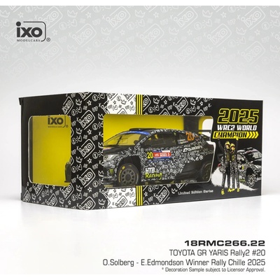 Toyota GR Yaris Rally1 Rally Chile 2025 20 Solberg EdmondsonIXO 1:18
