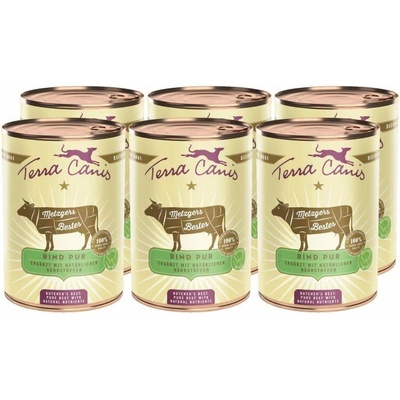 Terra Canis Butcher´s best Beef pure 6 x 400 g