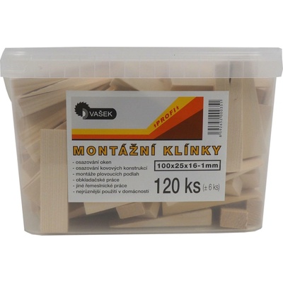 Klínky dřevěné SM | 120 ks , cena za bal
