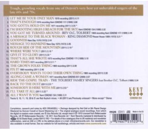 TOLBERT O.C: BLACK DIAMOND CD
