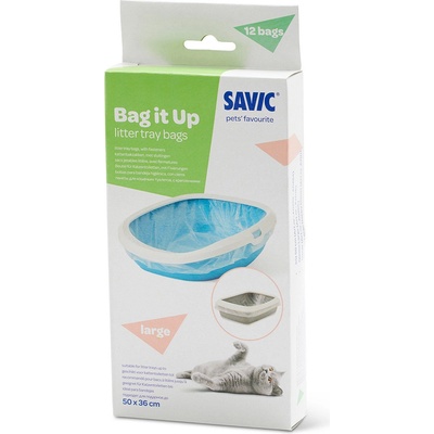 Savic toaleta Oscar + sáčky Bag it Up Litter Tray Bags Large 12 ks