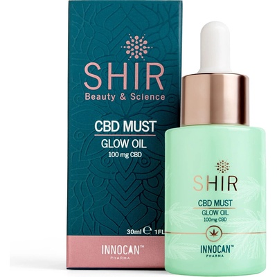 SHIR Beauty & Science CBD rozjasňující pleťový olej 3 ml
