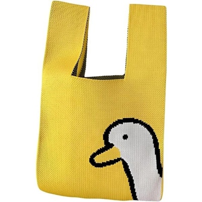 Annam Taška tote bag kachna 36 × 21 cm žlutá