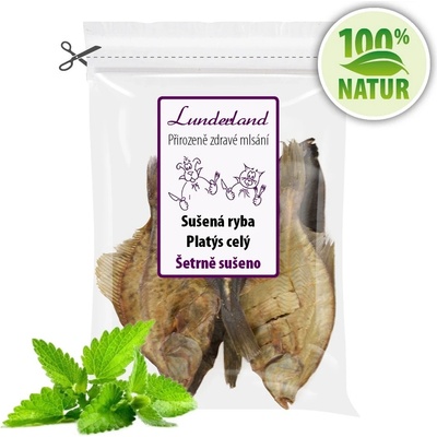 Lunderland Sušená ryba Platýs celý 500 g